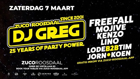 25 Years DJ Greg