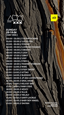 ADE 24/5 DJ Marathon 2026 ()