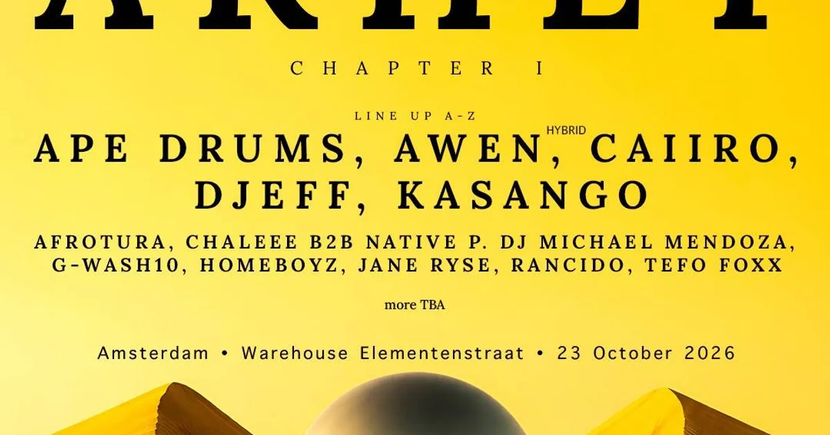 Caiiro presents: AKHET (ADE) powered by PURE