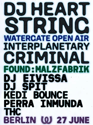 DJ Heartstring, Interplanetary Criminal, DJ Spit, Perra Inmunda, THC
