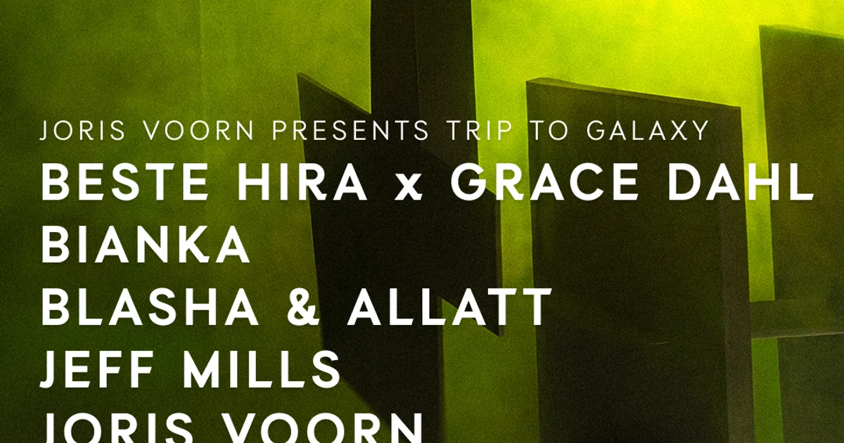 Joris Voorn presents Trip To Galaxy - Awakenings ADE