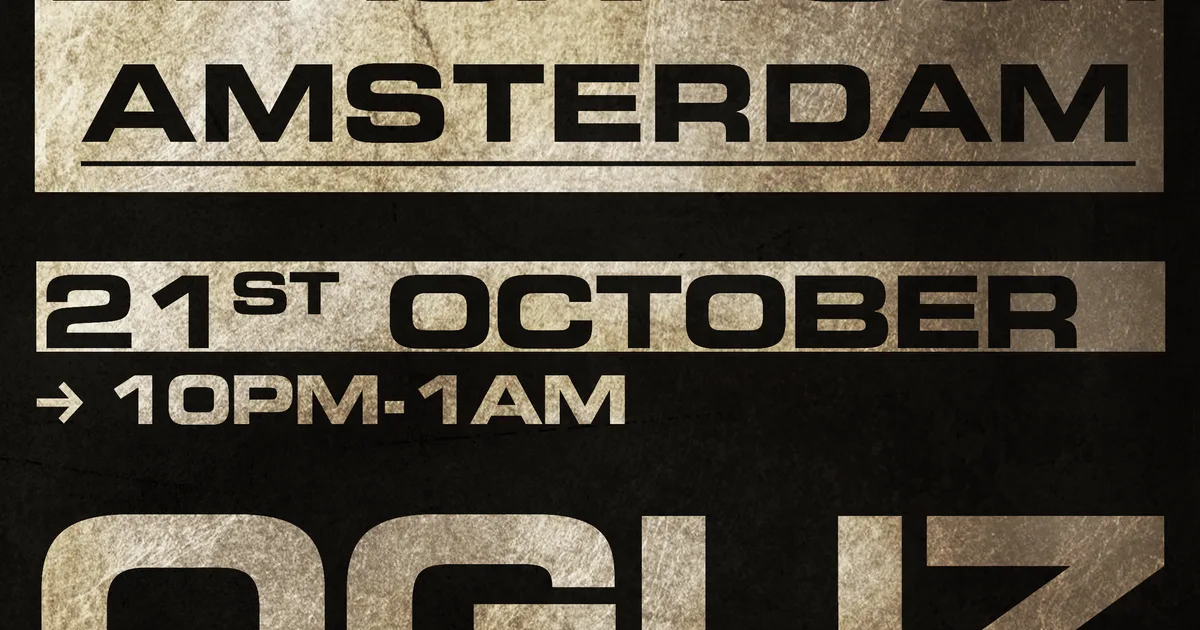 One Million Black Tour Amsterdam