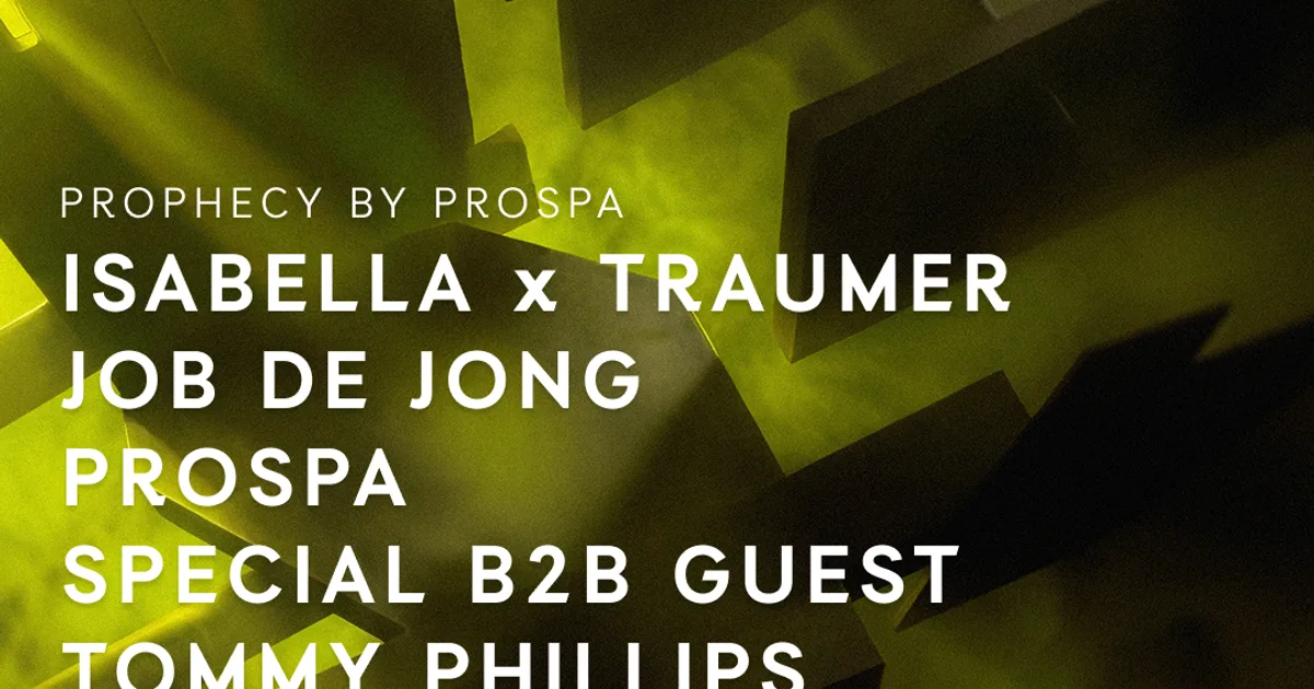 Prophecy by Prospa - Awakenings ADE