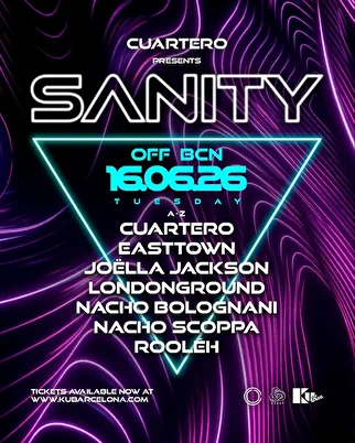 SANITY OFF BCN presents