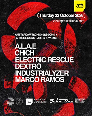 Amsterdam Techno Sessions x Paradox Music - ADE Showcase