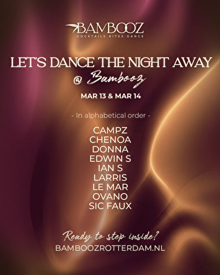 Talk of the town @ Bambooz ✨ Mar